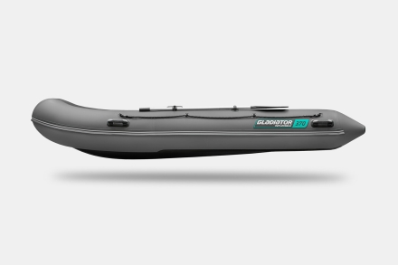 GLADIATOR B 370 LIGHT B Темно-серый моторная лодка ПВХ Фанерный пайол