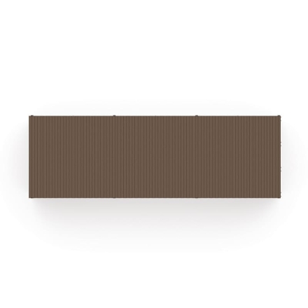 Навес контейнерной площадки для мусора (3 секции) МФ 55.02.02.3-02