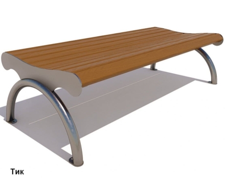 Банкетка парковая Берлин, Сосна 1,8 м