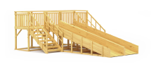 Зимняя горка Савушка Зима Wood 4/1