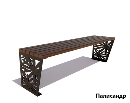 Банкетка Ромашка, Сосна 1,2 м