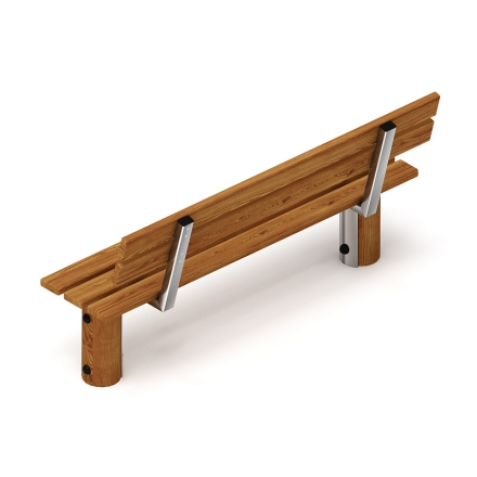 Скамья (лиственница темный) МФ 42.04.02-Л.И1.01