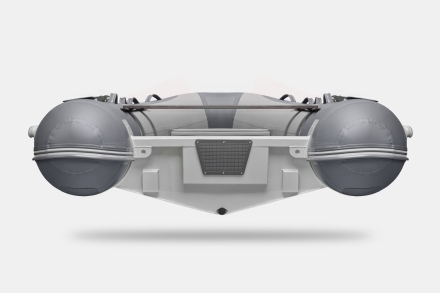 Gladiator RIB 420 AL Светло-темносерый моторная лодка ПВХ Жесткое дно (морской алюминий), киль