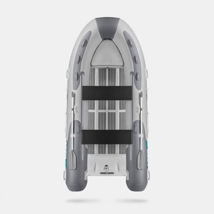 Gladiator RIB 420 AL Светло-темносерый моторная лодка ПВХ Жесткое дно (морской алюминий), киль