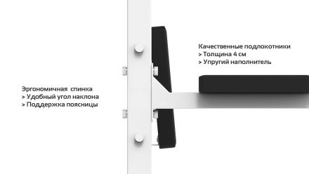 Стойка &quot;Турник+ Брусья+ Пресс&quot; &quot;Рекорд&quot; версия 2.0 напольная