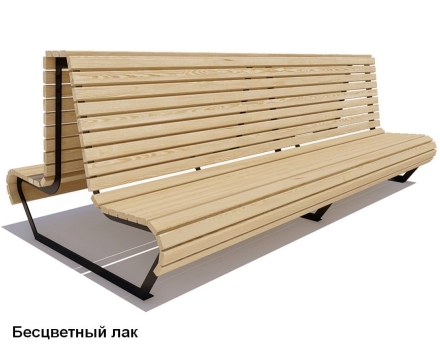 Скамейка уличная Геленджик, Сосна 3 м