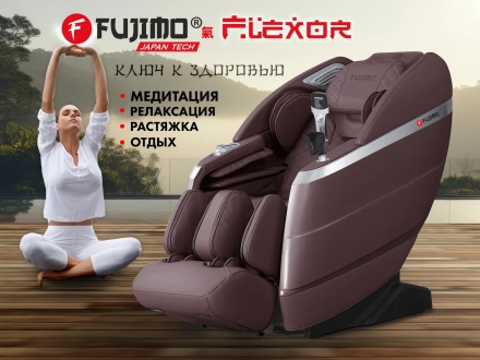 Массажное кресло FUJIMO 氣 FLEXOR F500 Brown