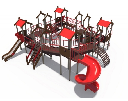 Детский игровой комплекс Городские кварталы Н-1200, Н-2000 ДИО 05054