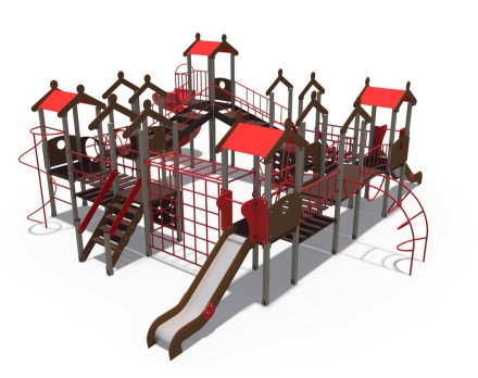 Детский игровой комплекс Городские кварталы Н-1200, Н-2000 ДИО 05054