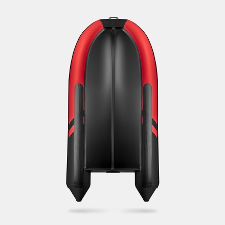 GLADIATOR B 370 LIGHT B Красно-черный моторная лодка ПВХ Фанерный пайол