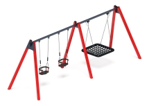 Качели М3 (красный) ИО 13.М.06.03.01.01-01.1