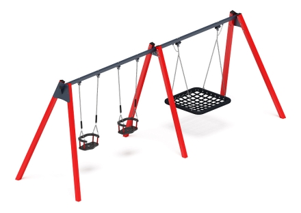 Качели М3 (красный) ИО 13.М.06.03.01.01-01.1