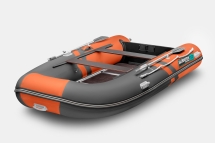 GLADIATOR B 370 LIGHT B Оранжево-темносерый моторная лодка ПВХ Фанерный пайол