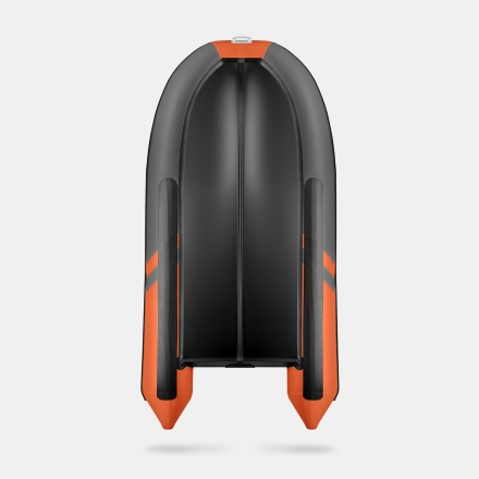 GLADIATOR B 370 LIGHT B Оранжево-темносерый моторная лодка ПВХ Фанерный пайол