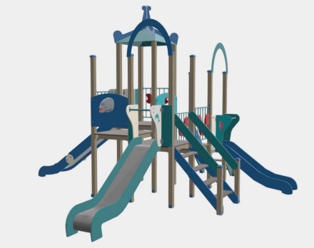 Детский игровой комплекс TORUDA Море 3D 07010