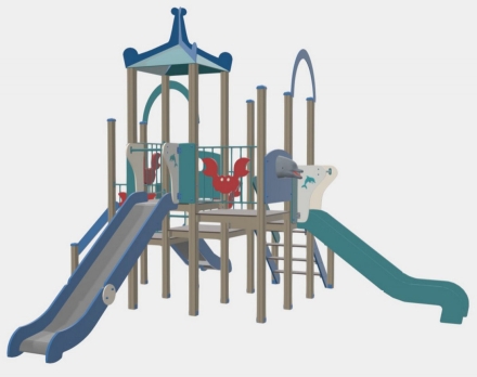 Детский игровой комплекс TORUDA Море 3D 07010