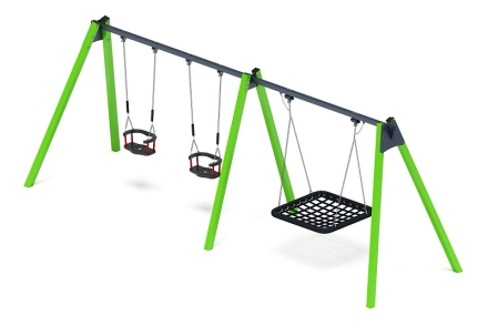 Качели М3 (зеленый) ИО 13.М.06.03.01.01-02.1