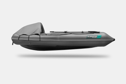 GLADIATOR E 350 PRO AIR Темносерый моторная лодка ПВХ
