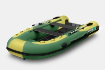 Gladiator RIB 420 AL Зелено-оливковый моторная лодка ПВХ Жесткое дно (морской алюминий), киль