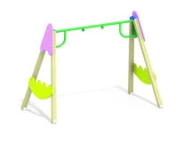 ДИО 1.04 Деревянные качели (подвес в комплект не входит)