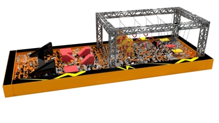 Ниндзя-парк &quot;Техно&quot; (9x4x3 м)