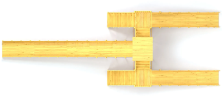 Зимняя горка Савушка Зима Wood 11
