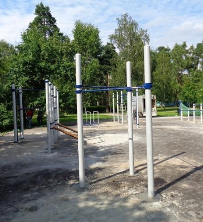 Треугольник турников (стационарный с хомутами) W-2.6.4. 