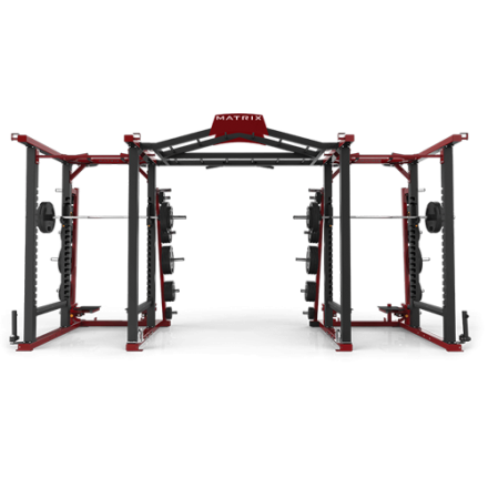 MATRIX MAGNUM MR47x2 Matte Black Силовая рама DOUBLE MEGA RACK