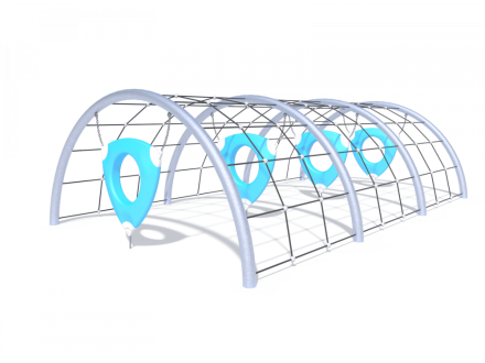 УК 7.911.11 Флекс гимнастический тунель цинк