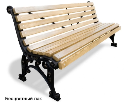 Скамейка уличная Удача, Лиственница 3 м