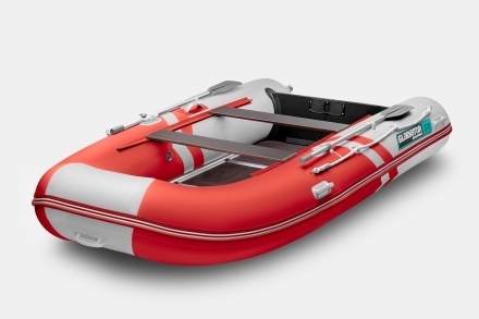 GLADIATOR B 370 LIGHT B Красно-белый моторная лодка ПВХ Фанерный пайол