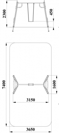 ДИО 1.042 Качели (подвес в комплект не входит)