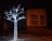 Световая фигура Дерево из алюминия t005