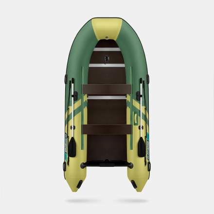 GLADIATOR B 370 LIGHT B Зелено-оливковый моторная лодка ПВХ Фанерный пайол