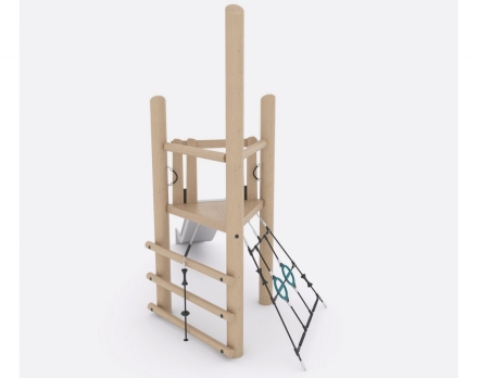 Детский игровой комплекс с горкой Робиния 4150х2240х3586
