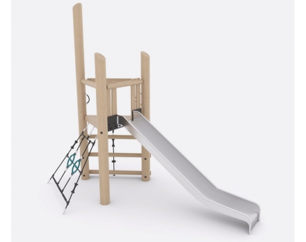 Детский игровой комплекс с горкой Робиния 4150х2240х3586