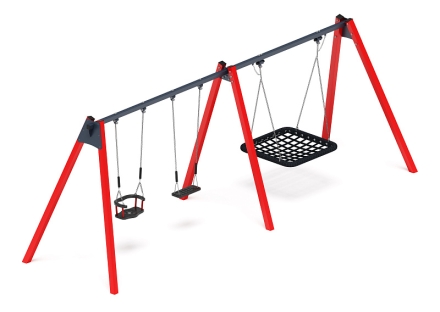 Качели М3 (красный) ИО 13.М.06.03.01.01-01