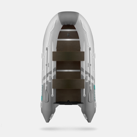 GLADIATOR B 420 LIGHT B Светло-темносерый моторная лодка ПВХ Фанерный пайол