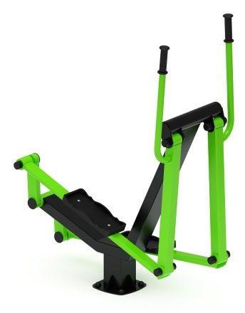 Эллиптический (зеленый) - Уличный тренажер - СТ 010-12.И2