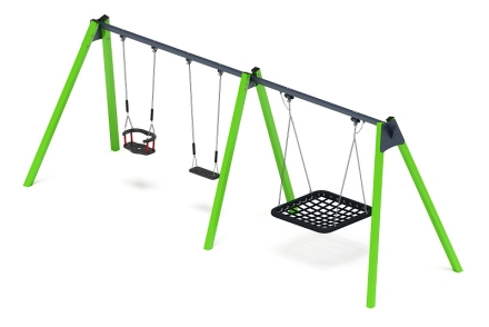 Качели М3 (зеленый) ИО 13.М.06.03.01.01-02
