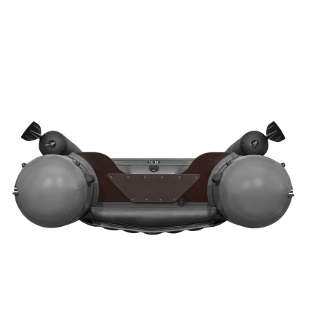 Моторная лодка ПВХ Фрегат 390 Air F (НДНД) с фальшбортом Серый