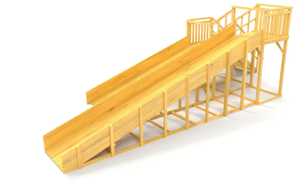 Зимняя горка Савушка Зима Wood 7