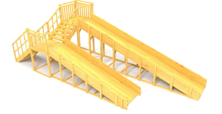 Зимняя горка Савушка Зима Wood 7