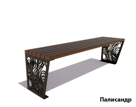 Банкетка Павлин, Лиственница 1,5 м