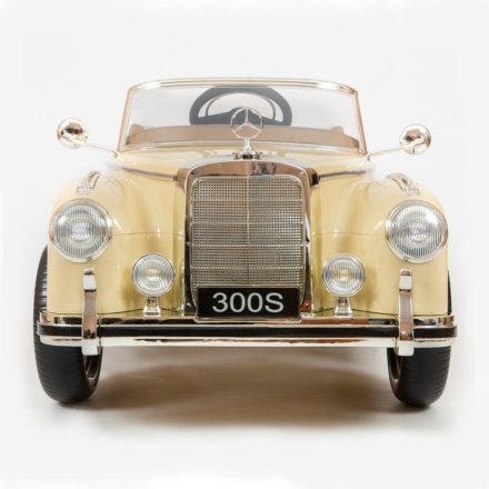 Электромобиль Mercedes-Benz 300S Retro бежевый