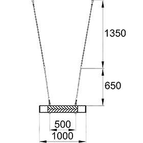 Подвес для качелей БРЕВНО 1,0