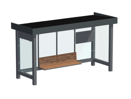 Остановочный павильон &quot;Мега&quot; ТН-09